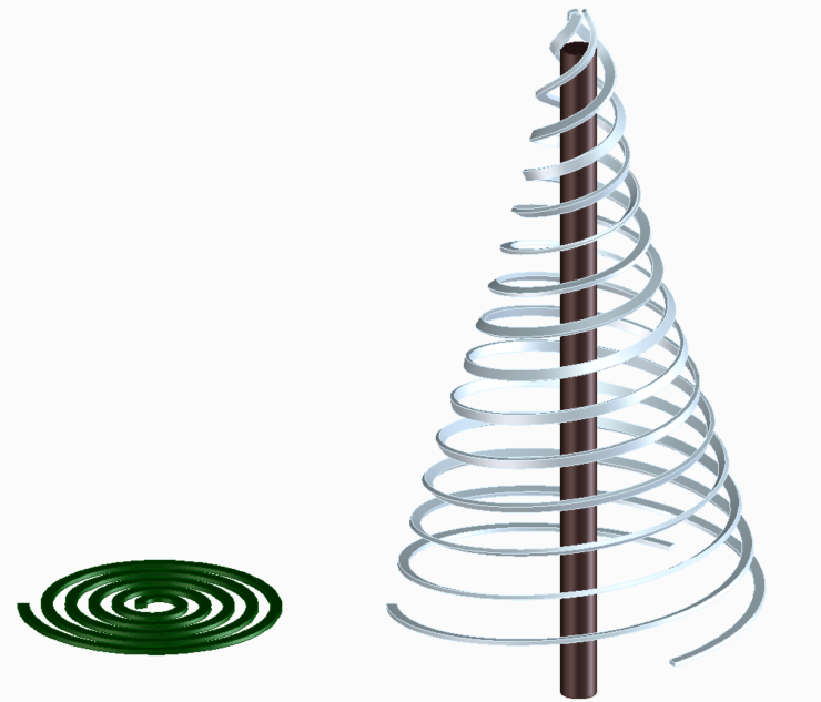 PTC Creo Elements/Direct Modeling Express　スイープコマンド