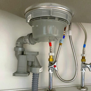 キッチンシンクの排水口の掃除　組立て後の写真